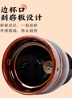 陶瓷罐紫砂刮痧随身灸家用艾灸盒