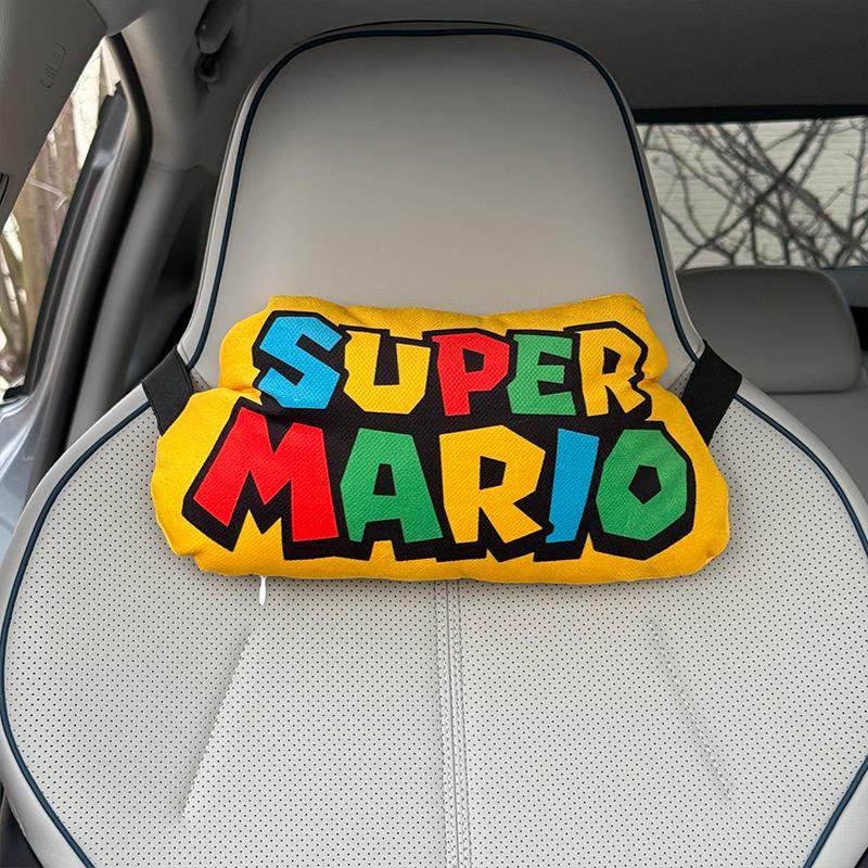 超级马里奥汽车头枕护颈枕可爱车用靠枕车载枕头座椅抱枕腰靠,淘宝优惠券,粉丝福利购,淘宝优惠卷