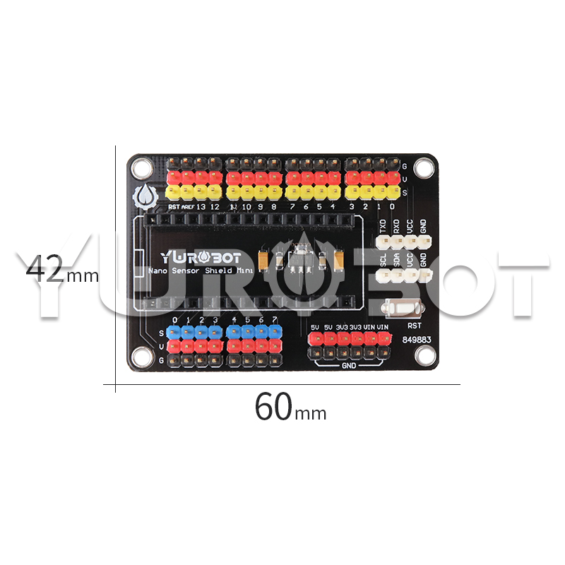 【YwRobot】适用于Arduino Arduino Nano传感器扩展板兼容Nano V4 - 图1