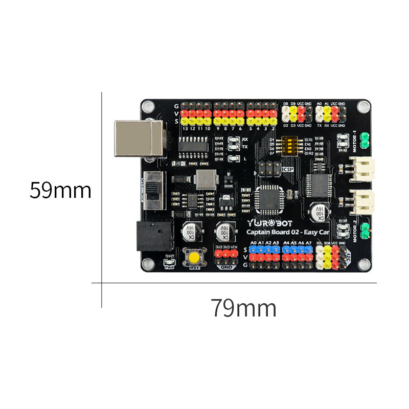 【YwRobot】适用于Arduino开发板TB6612电机驱动智能小车控制UNO - 图0