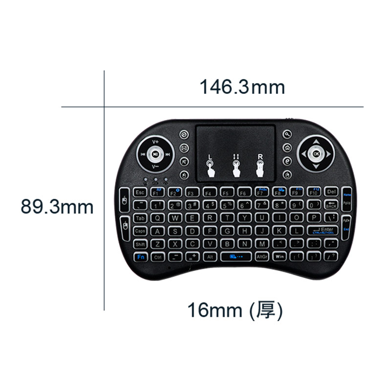 Y【wRobot】无线迷你小键盘手机电脑笔记本键鼠 USB适用于树莓派-图0