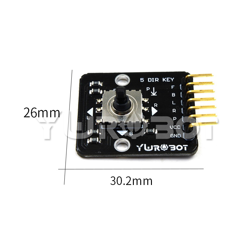 【YwRobot】适用于Arduino 五向按键模块 导航键按钮开关模块 - 图0