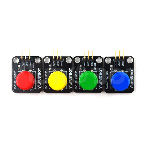 【YwRobot Studio】适用于Arduino 大按键模块按钮模块四色套装 - 图0