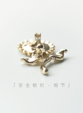小雏菊向日葵胸针春季新品小香风