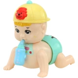 Ребенок изучать Crazy Crane Toys Baby Guide Electric Clacking Doll 9 поднимается 8 8 6-12 скалолазания в месяц