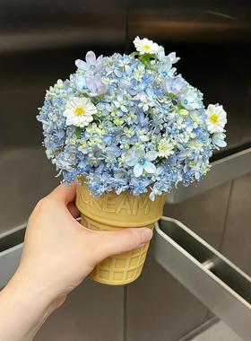 【新家的100个快递】冰激凌花瓶摆件客厅插花创意桌面房间装饰品