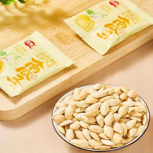 南瓜子【9.9元30包】旺象内蒙古山泉水南瓜籽盐焗原味独立小包装 - 图2