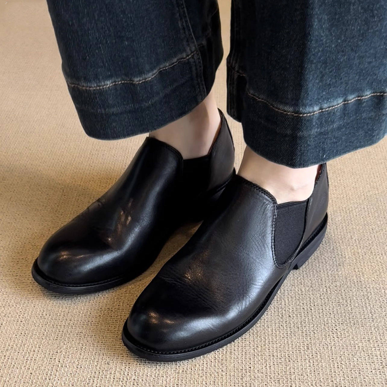 25春季新款乐福鞋一脚蹬百搭英伦风小皮鞋男女套脚通勤豆豆鞋情侣,淘宝优惠券,粉丝福利购,淘宝优惠卷