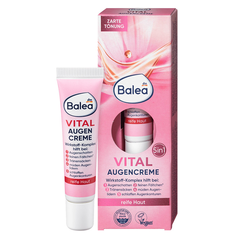 dm德国balea芭乐雅提拉紧致抗疲劳5合1眼霜淡化黑眼圈眼袋去细纹,淘宝优惠券,粉丝福利购,淘宝优惠卷