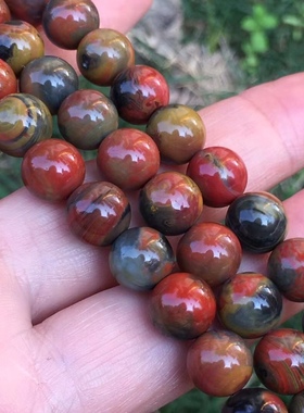 天然黑黄皮南红大山包包浆108佛珠手串百搭时尚项链毛衣链莲花女