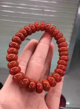 川料南红算盘珠手串手链珠宝饰品diy配饰精美礼品时尚手串项链男