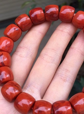 精品瓦西料南红直切手串多宝文玩饰品1234567890㎜手链满肉男女款