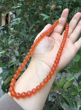 天然南红保山冰红妈妈链平安扣无事古玩霸气牌海纹石铜发晶紫龙晶