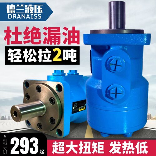 液压马达BM2/BMR-80 125 250 315 400 500高速低速大扭矩油压马达 - 图0