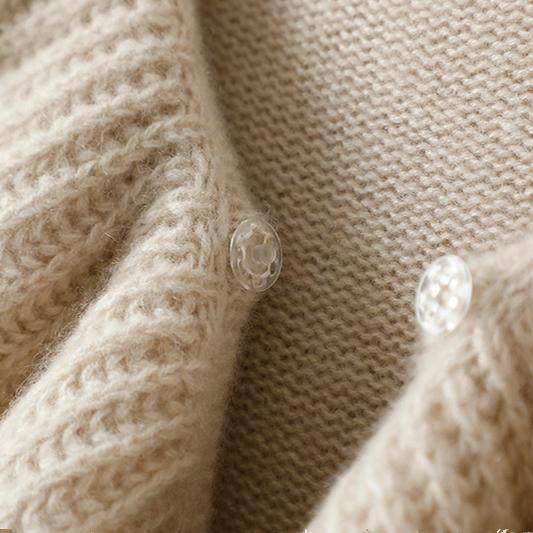 惊到了！荷叶边大翻领加厚100%纯山羊绒开衫女喇叭袖毛衣针织开衫,淘宝优惠券,粉丝福利购,淘宝优惠卷