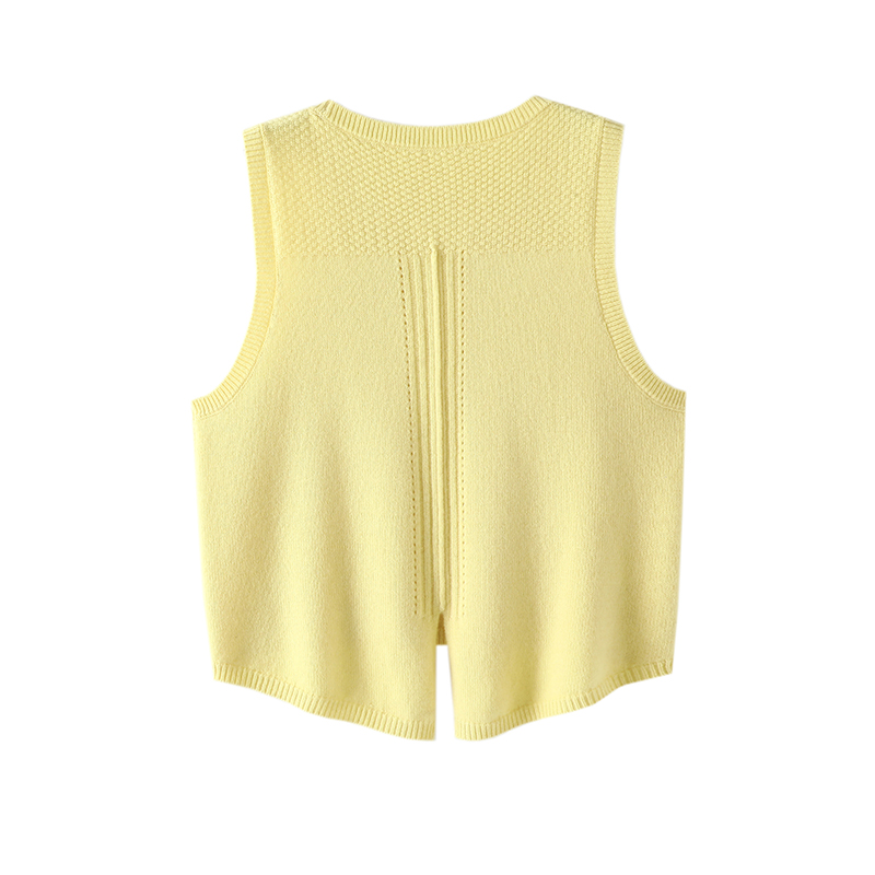 不是一般的篙质感！针织羊绒衫女马甲无袖后开叉纯羊绒打底衫秋冬,淘宝优惠券,粉丝福利购,淘宝优惠卷