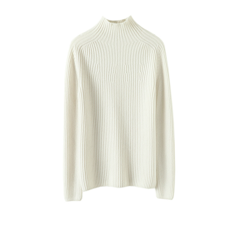 人手一件！无D百搭，高端系列 坑条高领纯羊绒衫女加厚毛衣女多色,淘宝优惠券,粉丝福利购,淘宝优惠卷