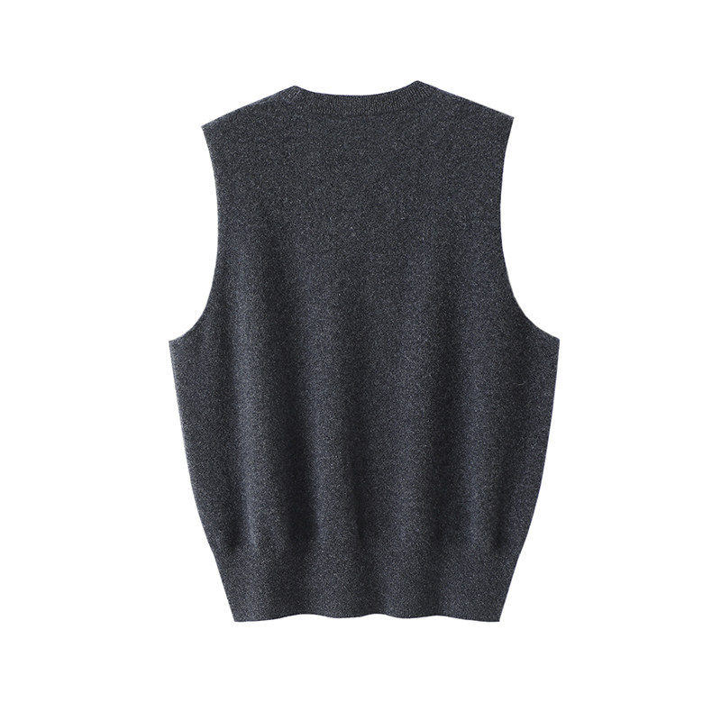 启超实用万搭！秋冬季100%纯山羊绒背心女纯羊绒毛衣针织坎肩马甲,淘宝优惠券,粉丝福利购,淘宝优惠卷