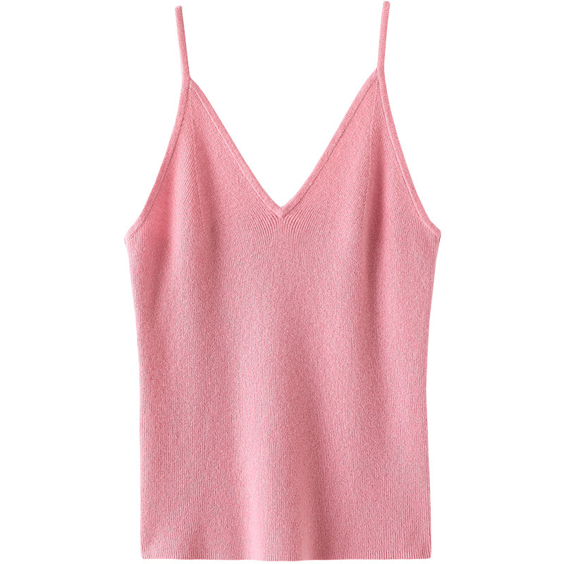 启超版型非常优秀！V领羊绒吊带背心女纯羊绒毛衣针织打底衫秋冬,淘宝优惠券,粉丝福利购,淘宝优惠卷