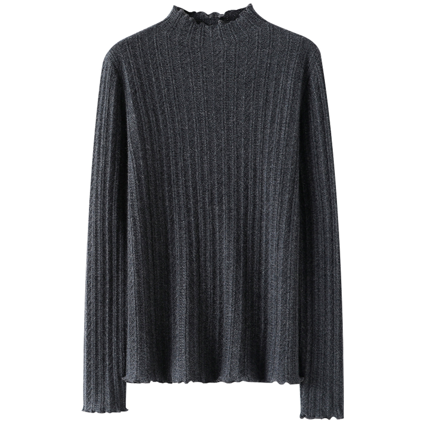 真的非买不可~半高领100%纯山羊绒衫女纯羊绒毛衣针织打底衫秋冬,淘宝优惠券,粉丝福利购,淘宝优惠卷