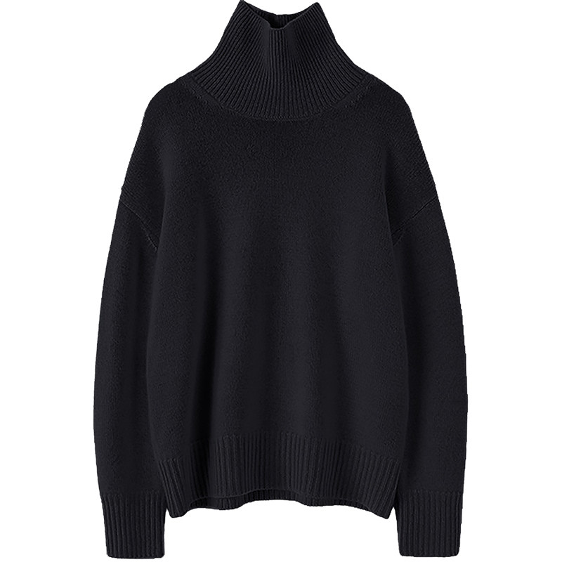 气质随行！加厚高领山羊绒衫100纯羊绒女毛衣针织衫慵懒风秋冬季,淘宝优惠券,粉丝福利购,淘宝优惠卷