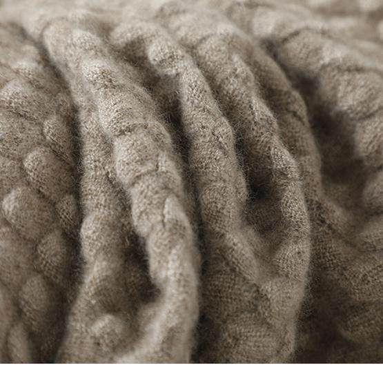 启超法式优雅！鱼鳞纹慵懒风100%纯羊绒衫女毛衣亲肤针织衫女秋冬,淘宝优惠券,粉丝福利购,淘宝优惠卷