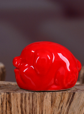 十二生肖黑色聚财镇宅吉祥猪猪