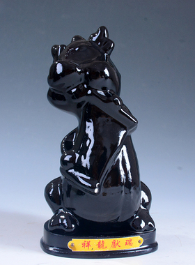 德化陶瓷兔子摆件开运风水吉祥物