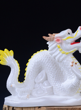 招财12生肖陶瓷吉祥物创意装饰