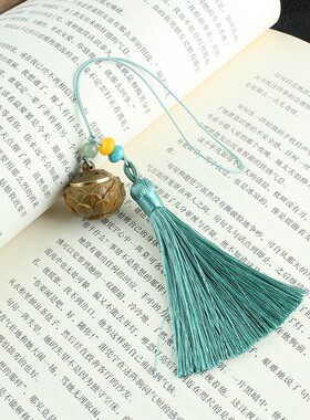 中国风绿檀木镂空莲花挂