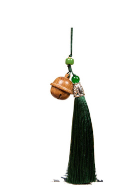 木铃铛吊坠国风流苏香囊