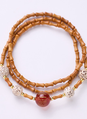 寺庙同款楠红一梦竹节橄