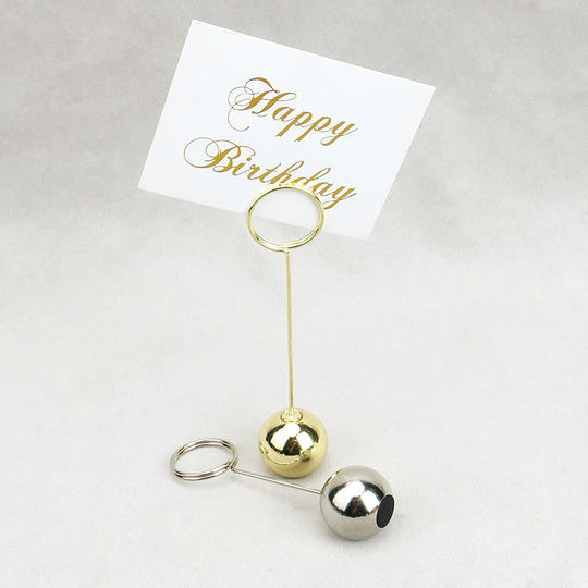 Creative photo clip metal ball-shaped heart desktop ornament