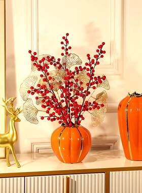 Living room entrance decoration home vase light luxury