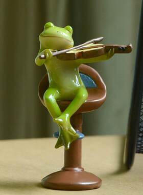 Pastoral frog decoration creative micro landscape cute