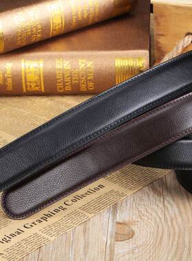 Paul Belt Men's Genuine Leather Non-leader Belt Strip