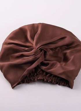 100% Mulberry Silk Night Cap 19 Momme Silk Bonnet Women's So