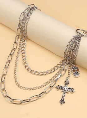 Pants Chain for Men Women,Biker Skull Chain Wallet,Long Cool