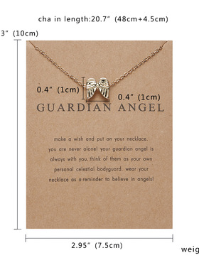 Hot selling Cardboard Envelope Jewelry Women's Necklace