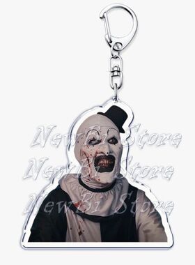 Horror Movie Terrifier Art The Clown Keycha Keyring for Acce