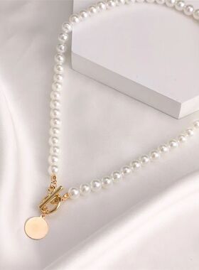 2025 Fashion Wedding Pearl Choker Necklace For Women Vintage