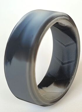4pcs/set Camouflage Colorful Silicone Rings Gift for Men Mal