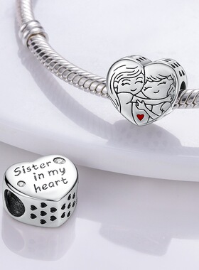 Family and Friendship Pendant Jewelry Copper Silver Plating