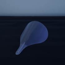 Makeup artist Mini bezel shielded hair glue spray protective transparent mask anti-spray Liu Haier styling tool