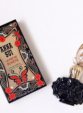 现货Anna Sui安娜苏La Nuit De Boheme波希米亚女神女士香水30ml