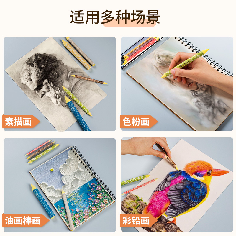 纸擦笔素描专用擦笔宣纸纸笔美术生专业高光阴影初学者色粉油画棒彩铅绘画揉擦笔揉擦棉全套修正笔美术擦笔纸 - 图3