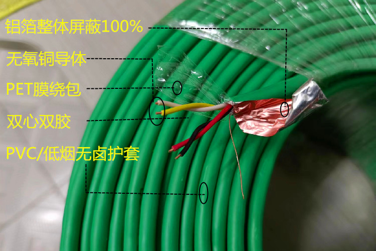 国标 KNX 总线 EIB总线电缆BUS-EIB2*2*0.8家居 智能控制电缆 - 图0