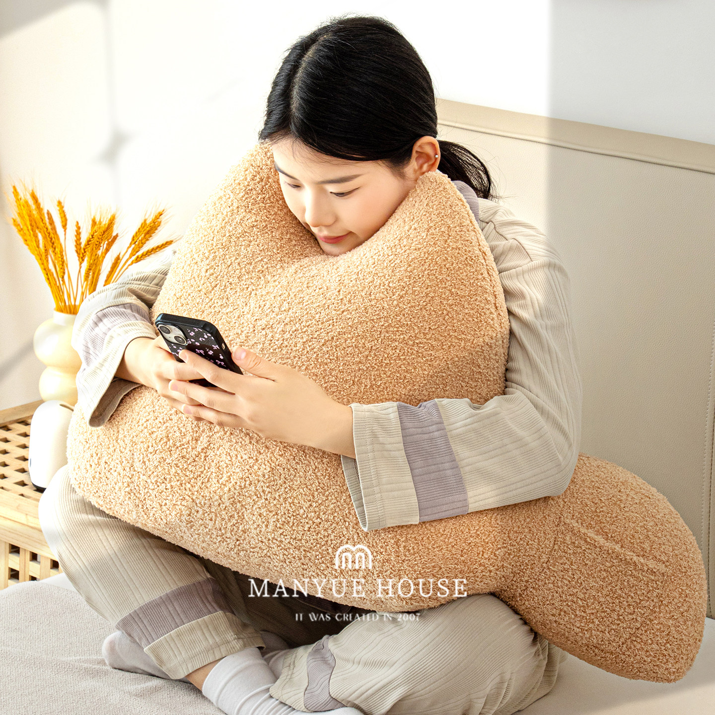 蔓越家 床头靠垫榻榻米软包飘窗护腰卧室异形靠背可拆洗沙发靠枕,淘宝优惠券,粉丝福利购,淘宝优惠卷