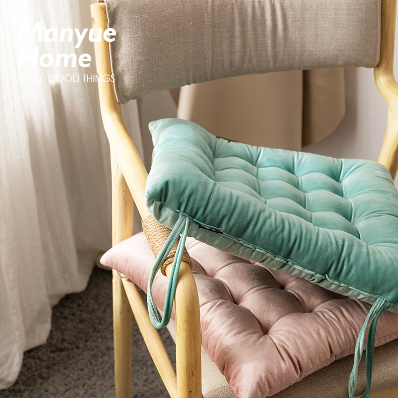 蔓越家 北欧ins少女心丝绒坐垫坐椅垫餐厅板凳垫家用飘窗蒲团垫,淘宝优惠券,粉丝福利购,淘宝优惠卷