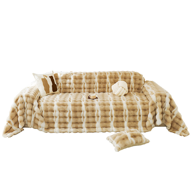 蔓越家皮草毛绒沙发盖布全铺沙发套罩巾一片式保暖全包坐垫防猫抓,淘宝优惠券,粉丝福利购,淘宝优惠卷